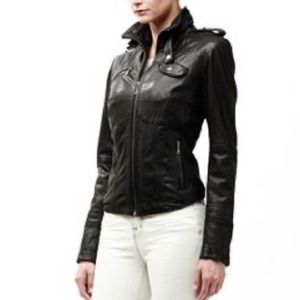 Danier corset leather jacket size XS